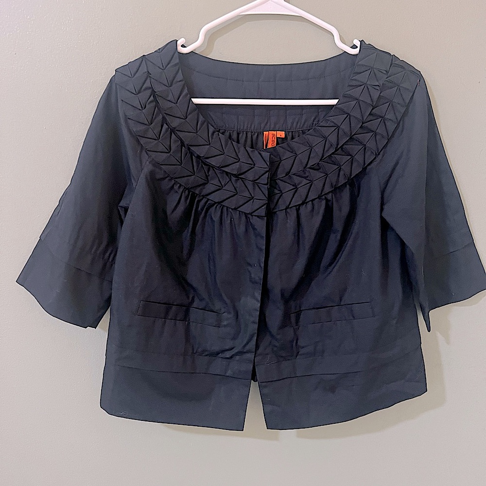BCBG generation BlackCnsilfasshe Blazer Jacket 100% Cotton Size S